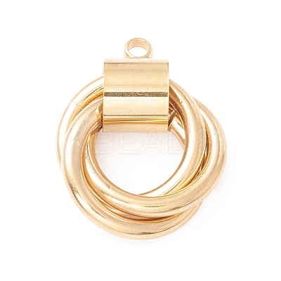 PVD Vacuum Plating 304 Stainless Steel Pendants STAS-A059-01A-G-1