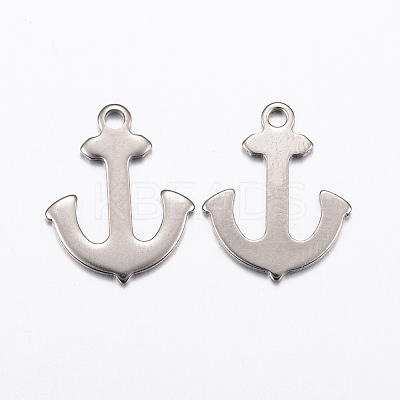 Tarnish Resistant 304 Stainless Steel Pendants STAS-L200-35P-1
