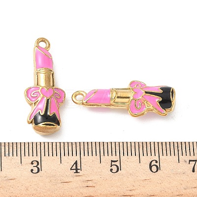 304 Stainless Steel Enamel Pendants STAS-I346-06G-02A-1