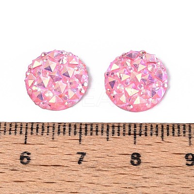 Resin Cabochons CRES-Q192-12mm-03AB-1