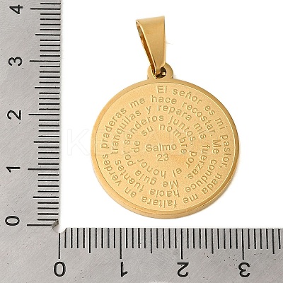 Ion Plating(IP) 304 Stainless Steel Pendants STAS-C103-31G-1