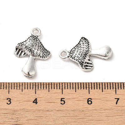 Tibetan Style Zinc Alloy Mushroom Pendants LS-X-TIBEP-R334-289AS-RS-1