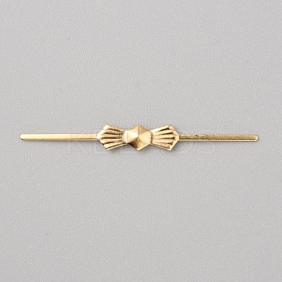 Alloy Bowknot Buckles LS-FIND-WH0148-135G-1