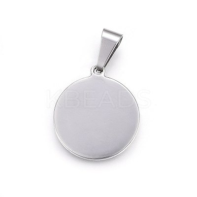 Non-Tarnish 304 Stainless Steel Pendants LS-STAS-P211-25P-1