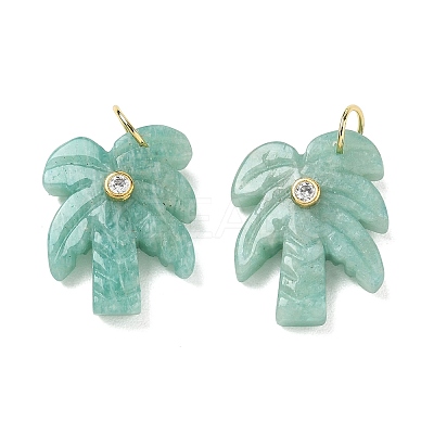 Natural Amazonite Carved Pendants GG-CBA67BD-02G-E-1