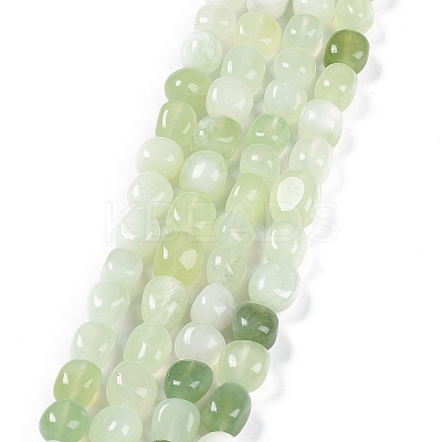 Natural New Jade Beads Strands G-C038-02N-1