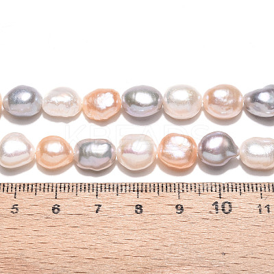 Natural Cultured Freshwater Pearl Beads Strands PEAR-N014-09A-02-1