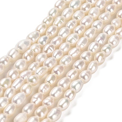 Natural Cultured Freshwater Pearl Beads Strands PEAR-E016-124-1