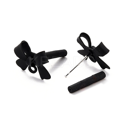 Alloy Stud Earring Findings EJEW-J102-08G-1
