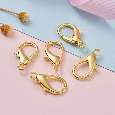 Zinc Alloy Lobster Claw Clasps LS-X-E107-G-1