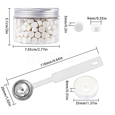Sealing Wax Particles Kits for Retro Seal Stamp DIY-CP0003-50F-1