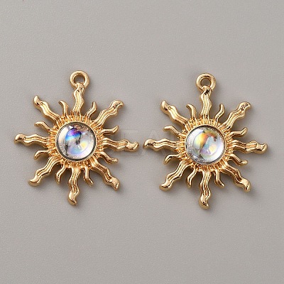 Transparent Resin Pendants LS-FIND-WH0416-80F-1