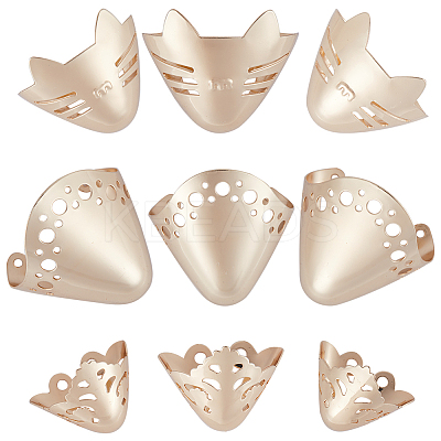 6Pcs 3 Style Alloy Shoes Creases Protector FIND-GF0004-89LG-1