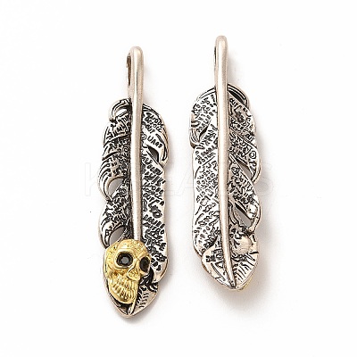 Rack Plating Brass Micro Pave Cubic Zirconia Pendants KK-K165-21-1