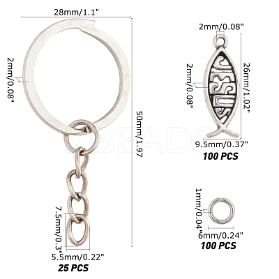 DIY Keychain Making Kits DIY-CA0002-54-1