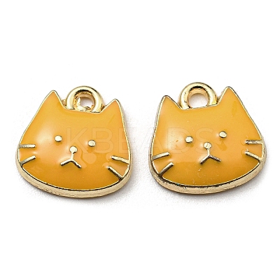 Golden Plated Alloy Charms ENAM-L042-01G-01-1