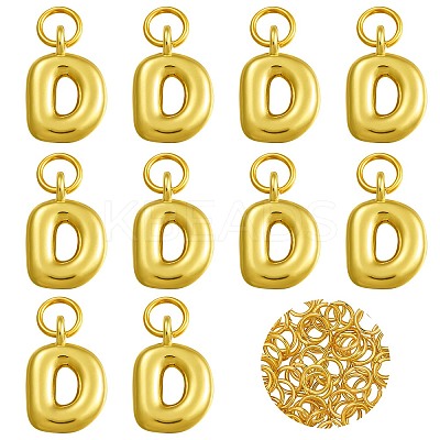 10Pcs Rack Plating Brass Pendants KK-SZ0002-55G-D-1