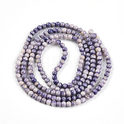 Baking Paint Glass Beads X1-DGLA-N003-4mm-C08-1