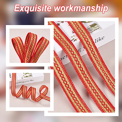 5 Yards Polyester Ribbons DIY-GA0007-38A-1