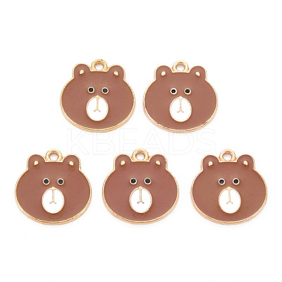 Alloy Enamel Pendants ENAM-S121-173-RS-1