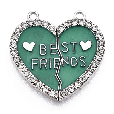 Alloy Enamel Split Pendant LS-ENAM-S130-25I-1