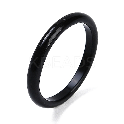 Dyed & Heated Natural Agate Finger Rings for Women RJEW-Z075-01A-1