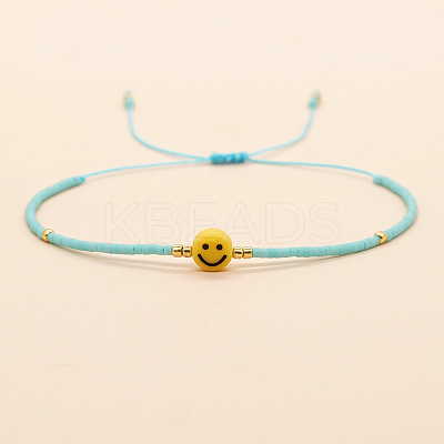 Bohemian Glass Seed Beads Braided Bead Bracelets JT0778-3-1