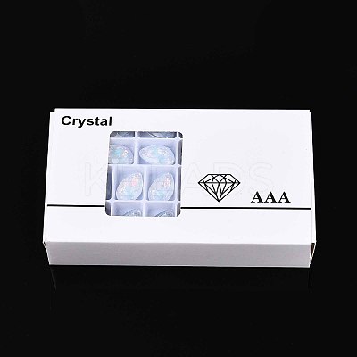 112Pcs Electroplate Glass Charms EGLA-T029-04C-1