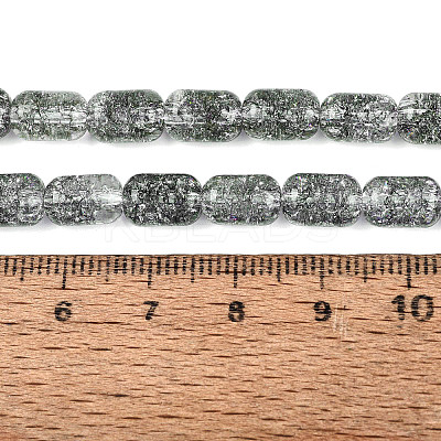 Transparent Crackle Glass Beads Strands GLAA-NH0001-04-A11-1