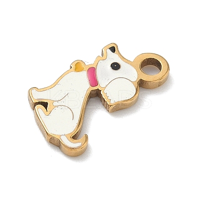 304 Stainless Steel Enamel Pendants LS-STAS-G374-01G-07-1