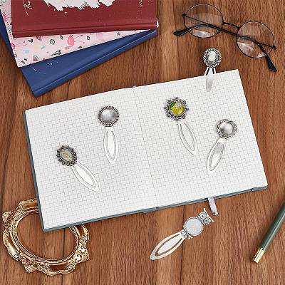 DIY Blank Dome Bookmark Making Kit DIY-SC0022-94-1