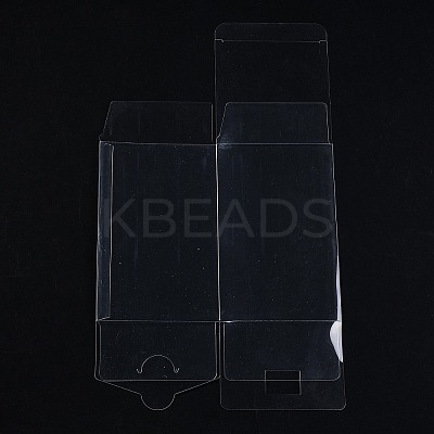 Rectangle Transparent Plastic PVC Box Gift Packaging CON-F013-01I-1