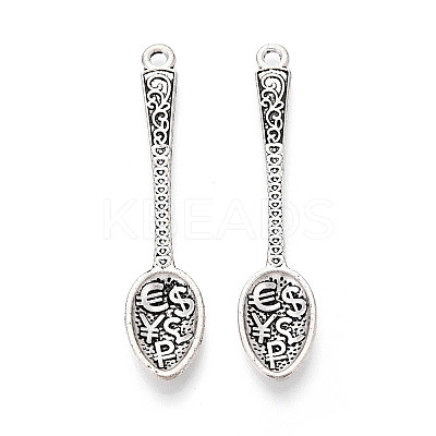 Tibetan Style Alloy Big Pendants TIBEP-T054-02AS-1