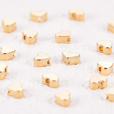 Brass Beads KK-BC0004-14G-1