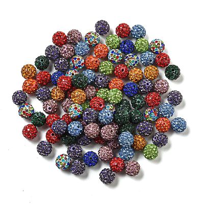 Pave Disco Ball Beads RB-PH0008-12-1