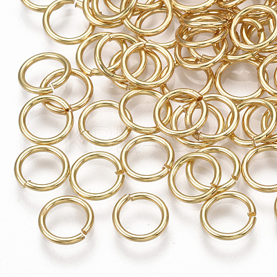 Brass Open Jump Rings KK-S348-246-1