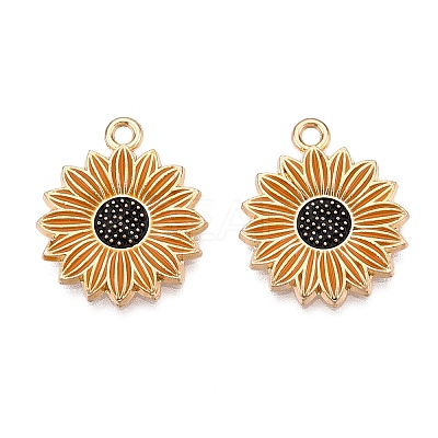 Alloy Enamel Pendants X-ENAM-A143-03KCG-1