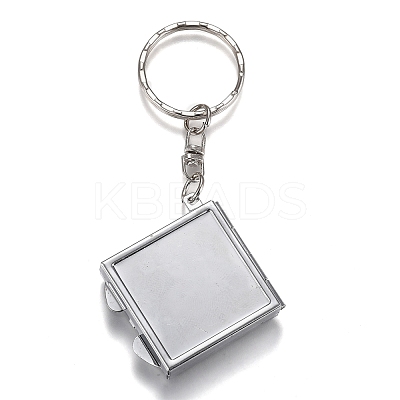 Iron Folding Mirror Keychain KEYC-H110-02P-1