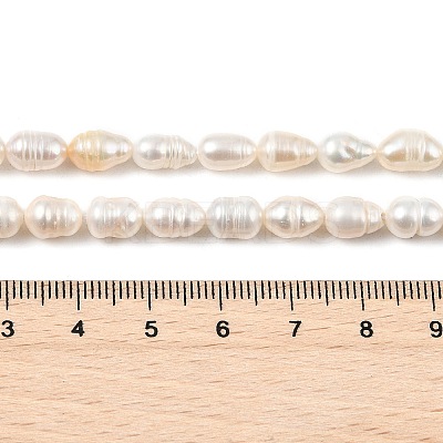 Natural Cultured Freshwater Pearl Beads Strands PEAR-I007-01B-03B-1