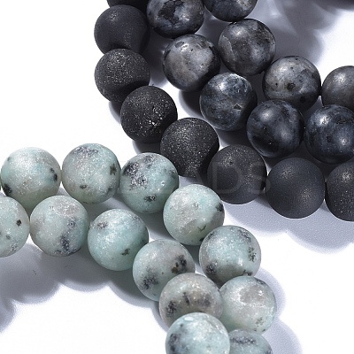 Natural Gemstone Beads Stretch Bracelets BJEW-JB04168-1