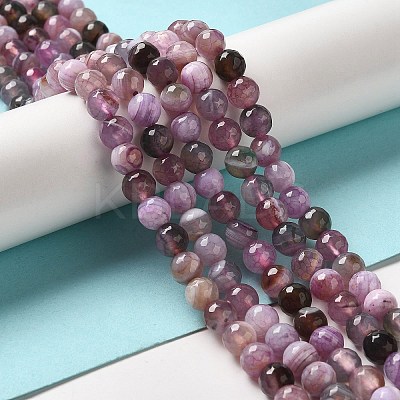 Natural Agate Beads Strands X-G-G079-A03-03-1