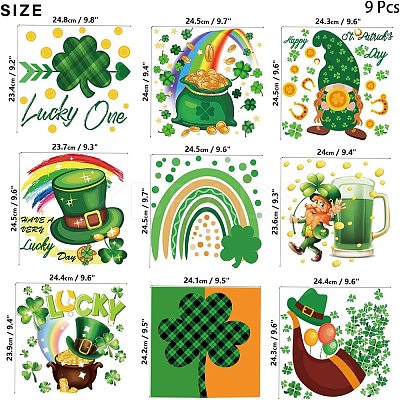 PET Heat Transfer Film Logo Stickers Set DIY-WH0230-068-1