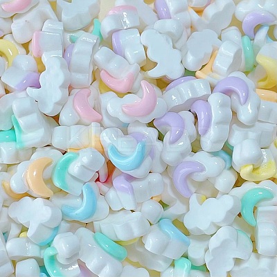 Cartoon Opaque Resin Cabochons RESI-C039-01H-1