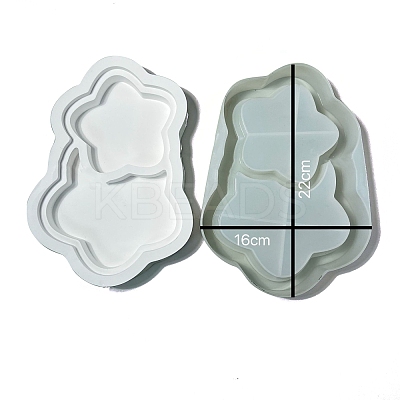 Star DIY Quicksand Serving Tray Silicone Molds LS-DIY-G109-05A-1