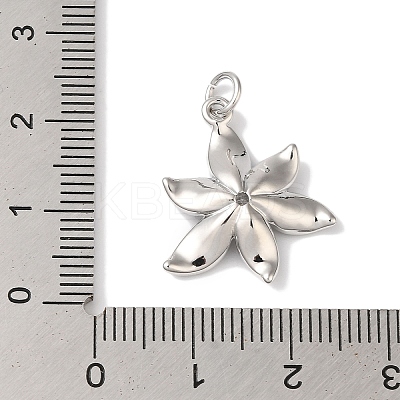Rack Plating Brass Micro Pave Clear Cubic Zirconia Pendants KK-B092-09P-1