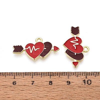 Valentine's Day Alloy Enamel Pendants ENAM-T023-21A-1
