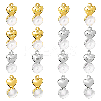 16Pcs 2 Colors Silicone Ear Nuts KK-CA0002-50-1