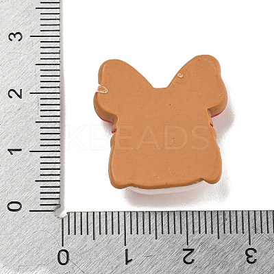 Christmas Theme Opaque Resin Decoden Cabochons CRES-B022-06G-1