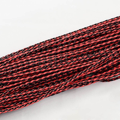 Braided Imitation Leather Cords LC-S005-061-1