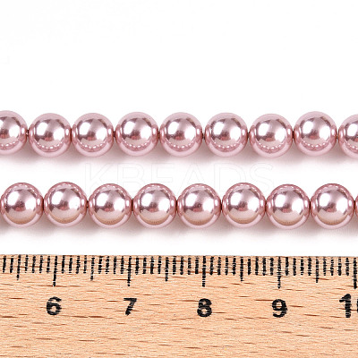 Glass Pearl Beads Strands HY-G002-01C-14-1
